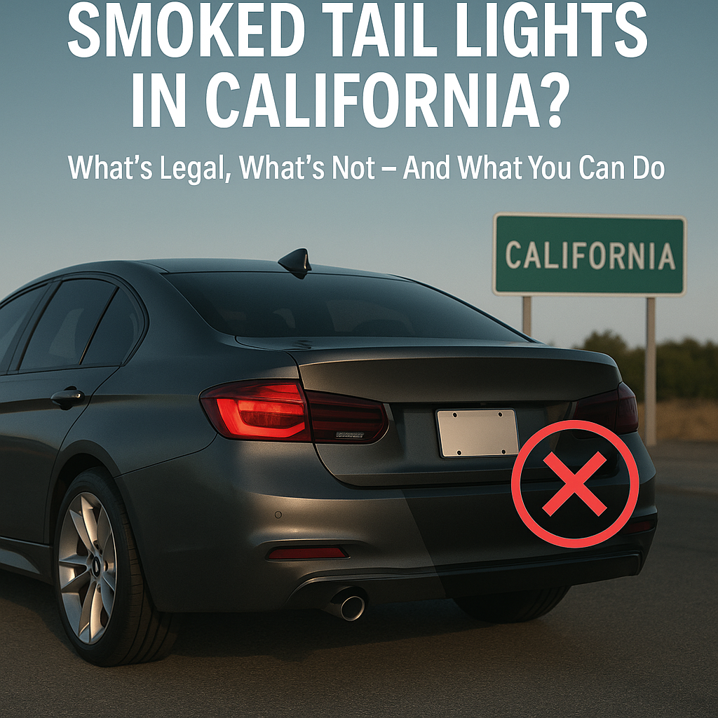 Are Smoked Tail Lights Legal In California?