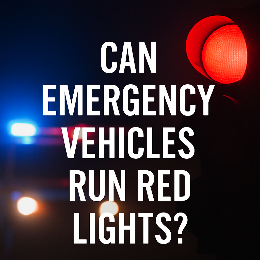 Can Emergency Vehicles Run Red Lights?