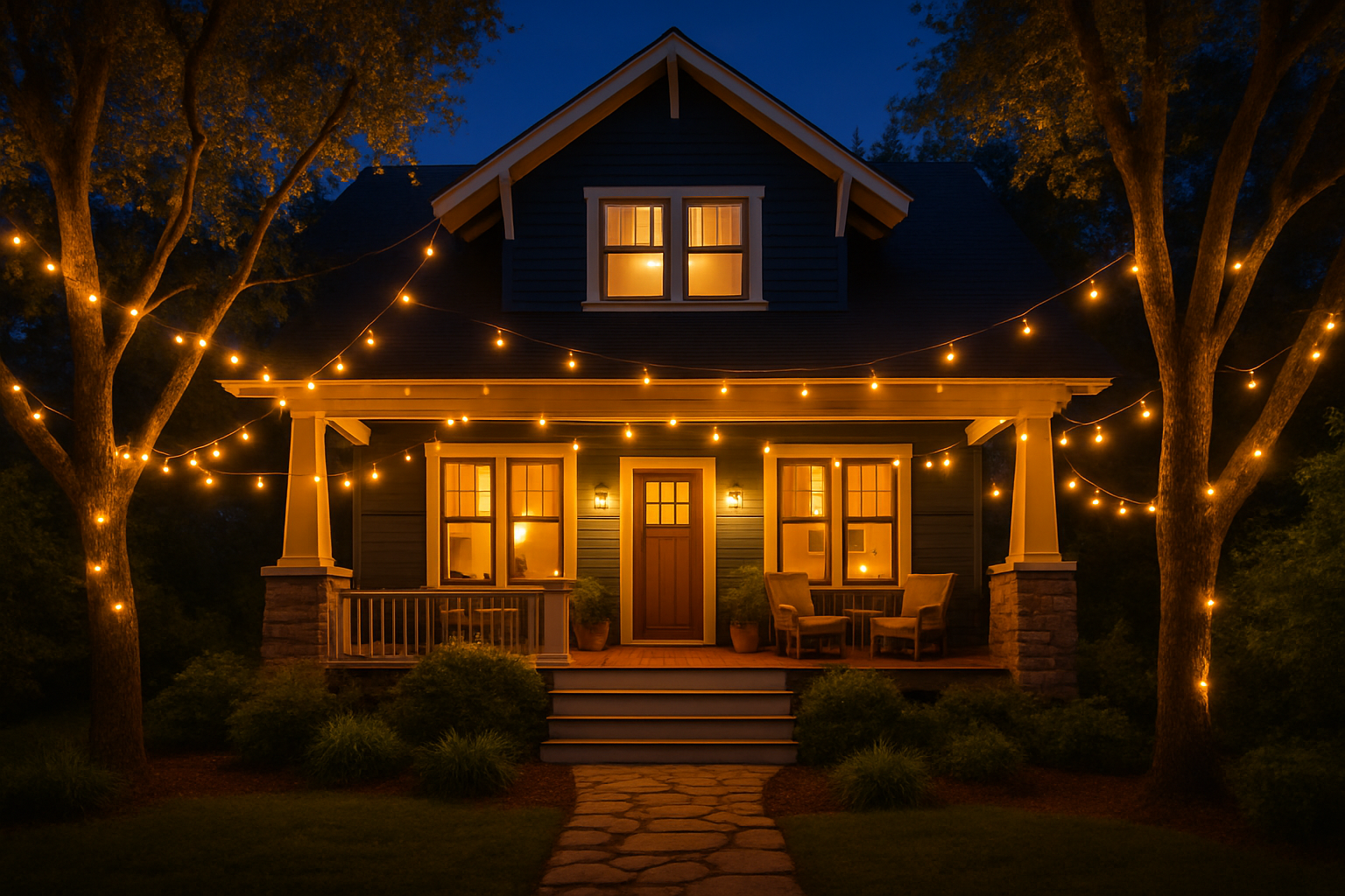 How To Hang Outdoor String Lights