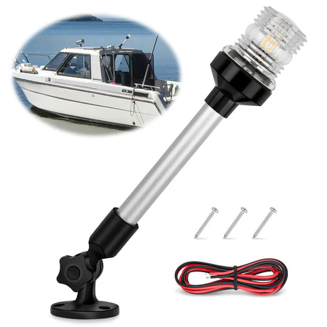Nilight 12inch Folding Stern Light
