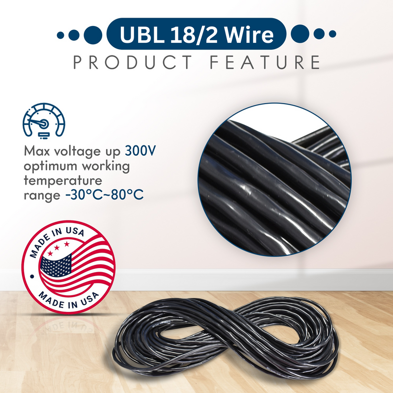 UBL 18/2 Wire - 1 Foot