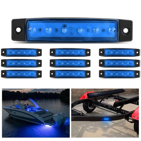 Nilight 3.8inch Boat Marker Lights (10pcs)
