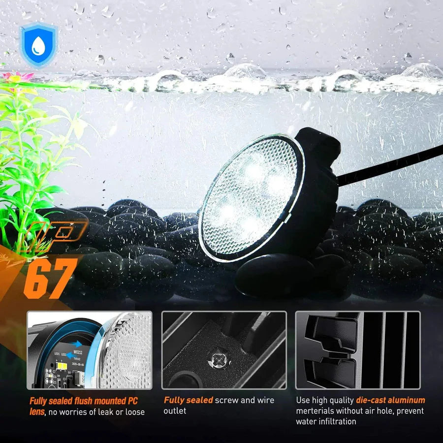 Nilight 3inch Round 12W Work Light (2pcs)