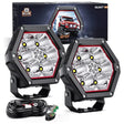Nilight 4inch 30W Hexagon Work Light (2pcs)