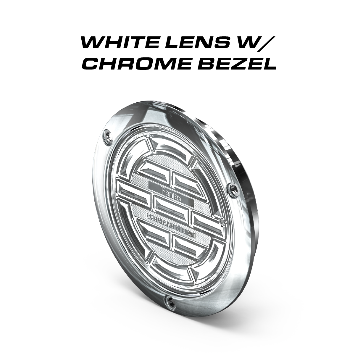 Feniex 4" Round STTR Chrome Bezel