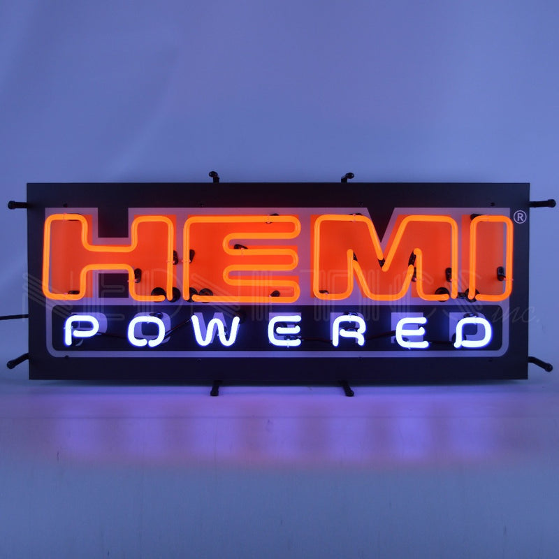 Hemi Powered Neon Sign w/Backing