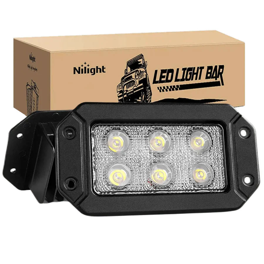 Nilight 6.2inch Recessed Work Light (2pcs)