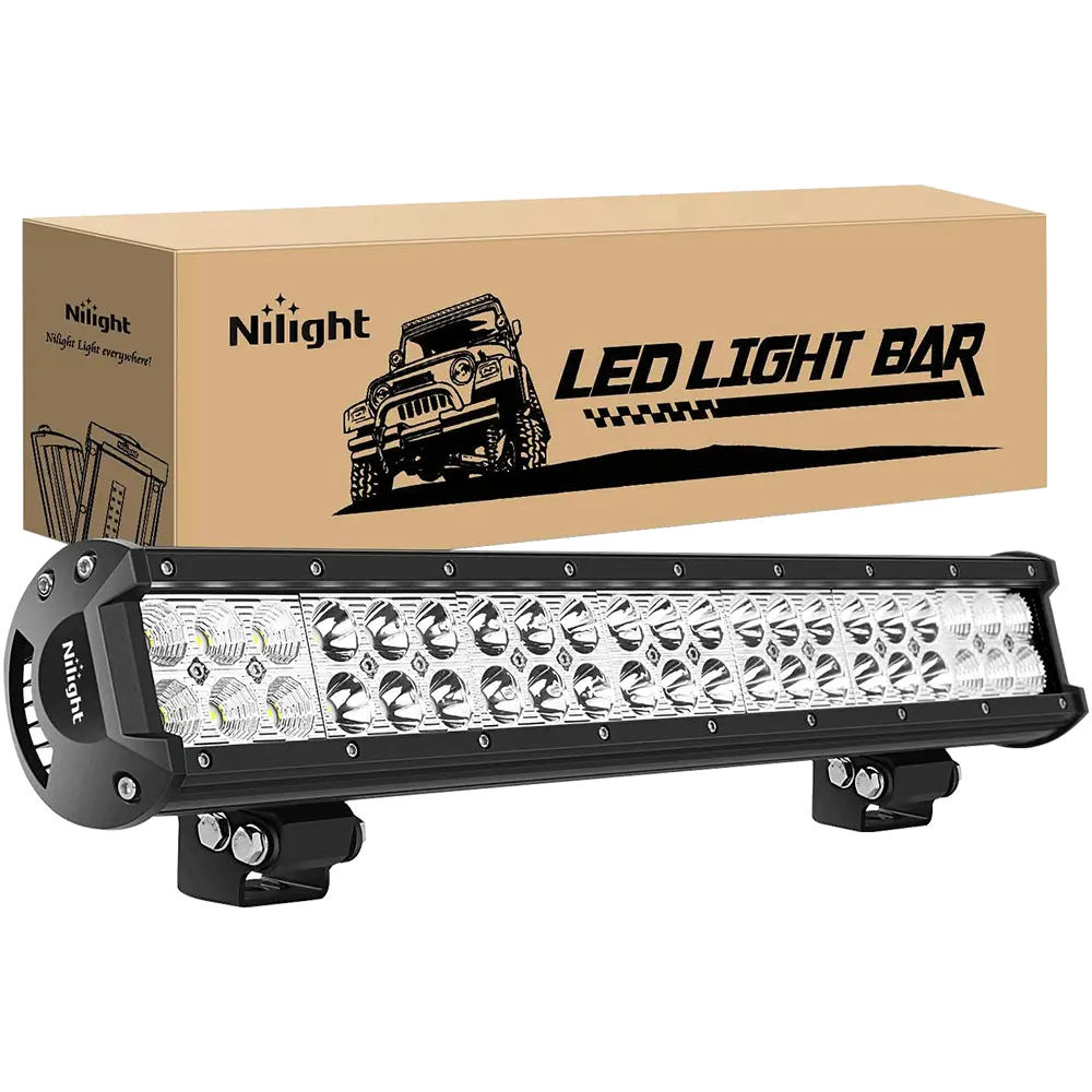 Nilight Double Row Spot/Flood Combo Light Bar