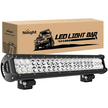Nilight Double Row Spot/Flood Combo Light Bar