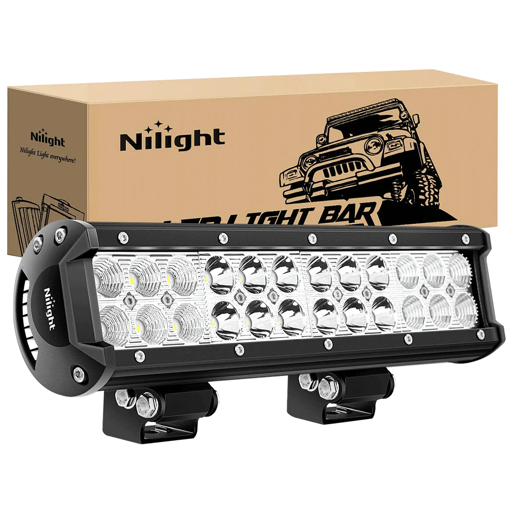 Nilight Double Row Spot/Flood Combo Light Bar