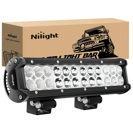 Nilight Double Row Spot/Flood Combo Light Bar