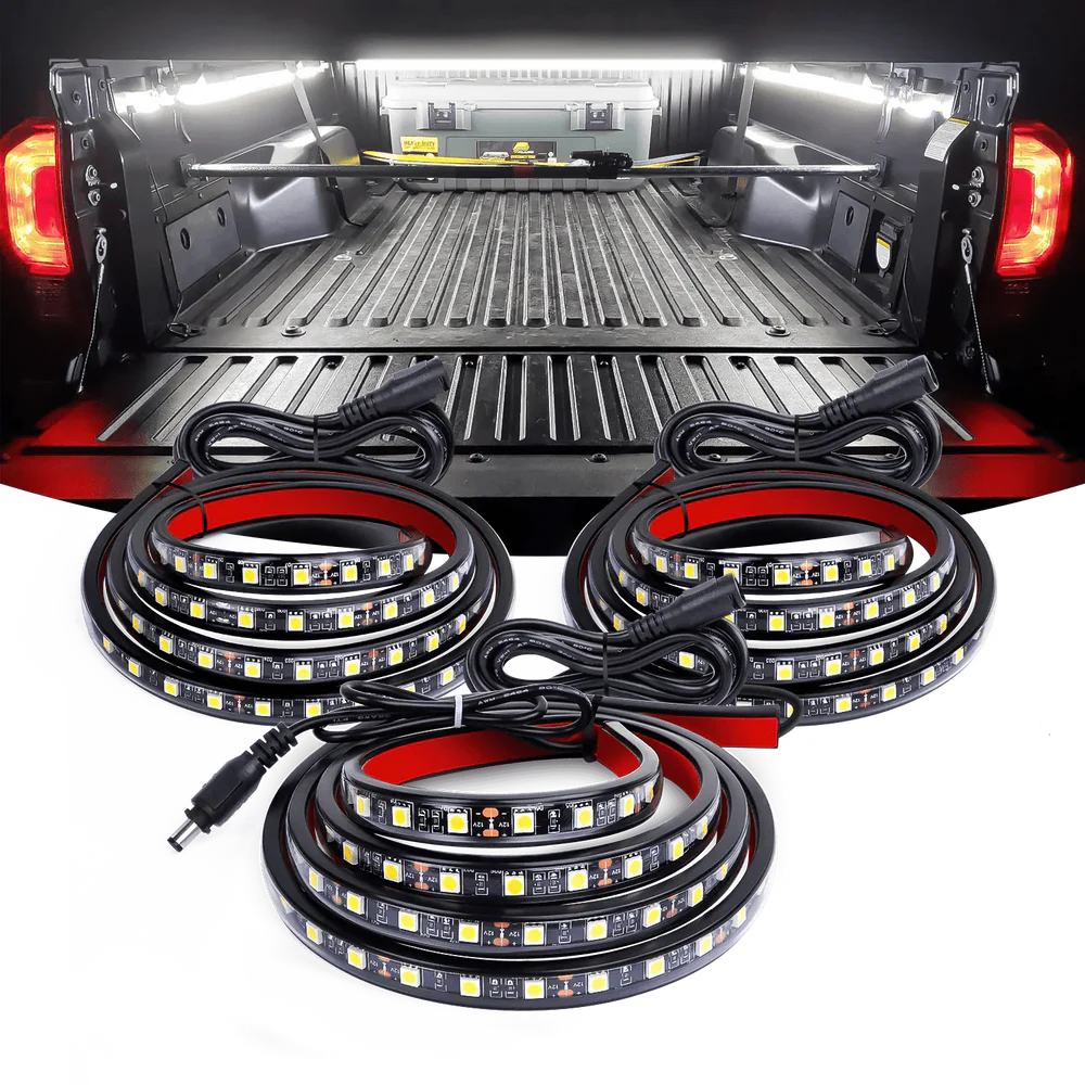 Nilight Truck Bed Light Strip White LEDs