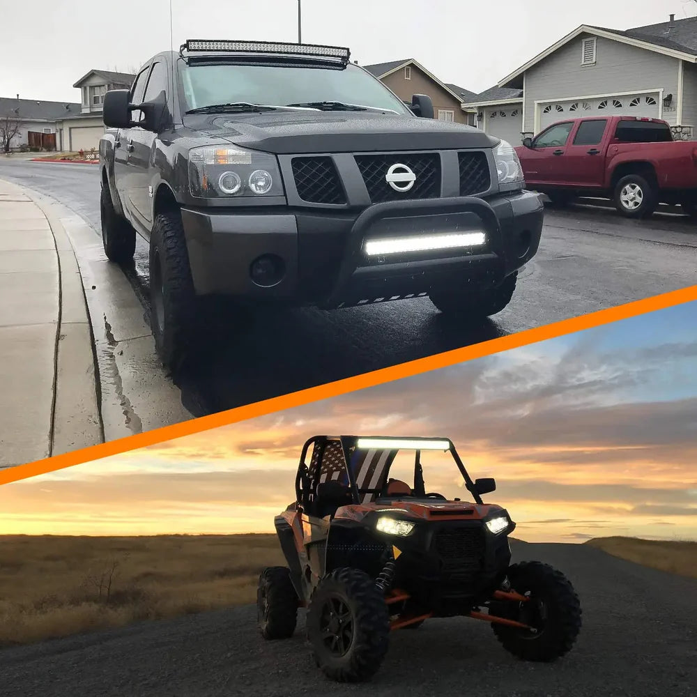 Nilight Double Row Spot/Flood Combo Light Bar