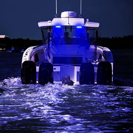 Nilight 6inch 72W Marine Boat Blue Work Light (2pcs)