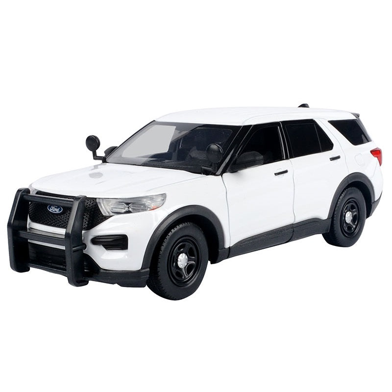 MotorMax 2022 Ford Police Interceptor Utility in White with Slick Top
