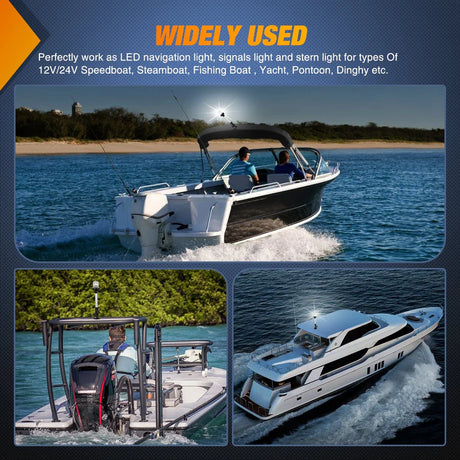 Nilight 12inch Folding Stern Light