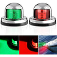 Nilight Red/Green Marine Boat Navigation Light (2pcs)