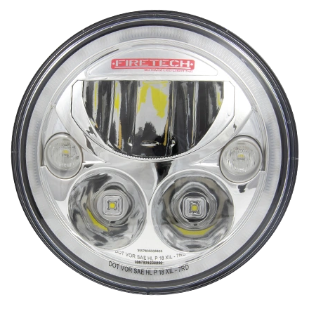 Firetech 7″ Round LED Headlight