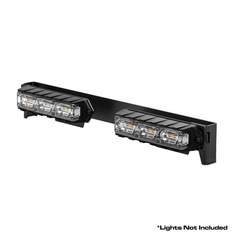 Feniex Fusion/Quad/Q License Plate Bracket