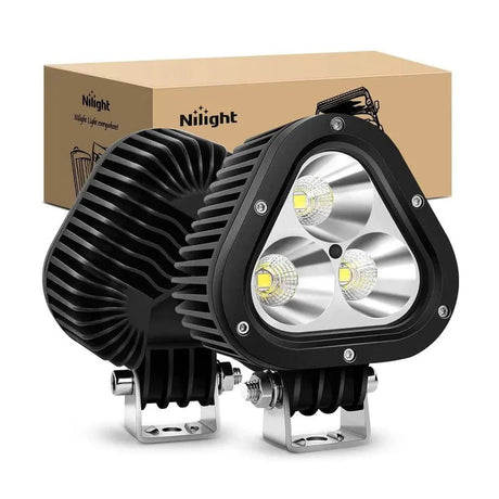 Nilight 4inch 60W Triangle Work Light (2pcs)