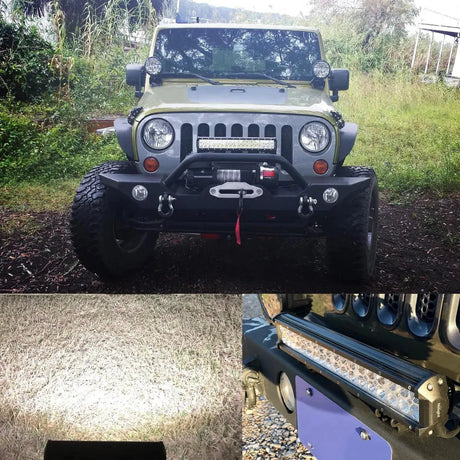 Nilight Double Row Spot/Flood Combo Light Bar