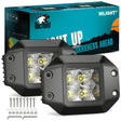 Nilight 4.7inch 4LED Recessed Work Light (2pcs)