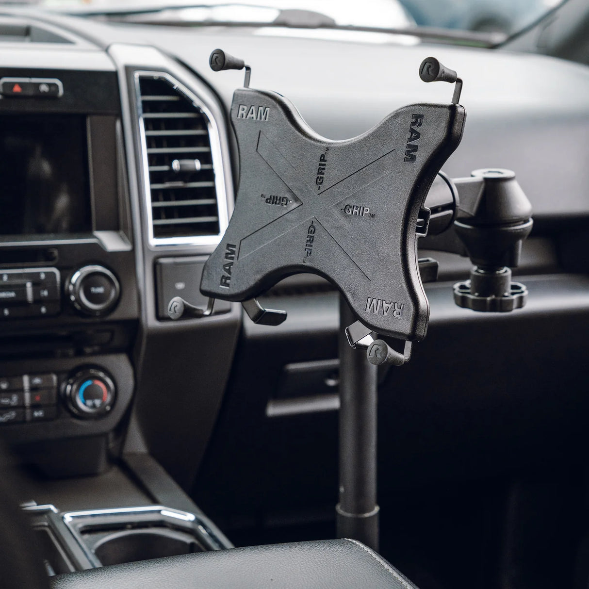 Ram Mounts RAM® X-Grip® 12"-13" Tablet Mount for '15-26 Ford F-150, F-250 + More