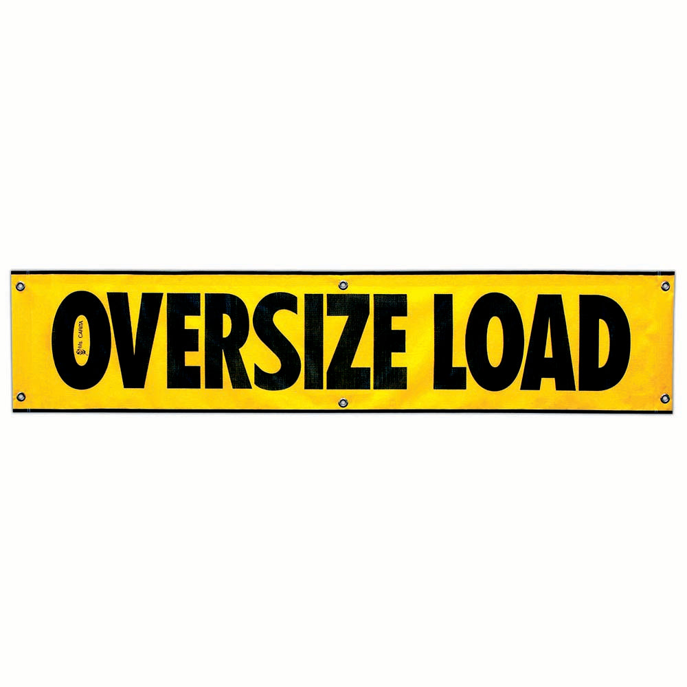 SafeTruck 18” x 84” Oversize Load Mesh Banner