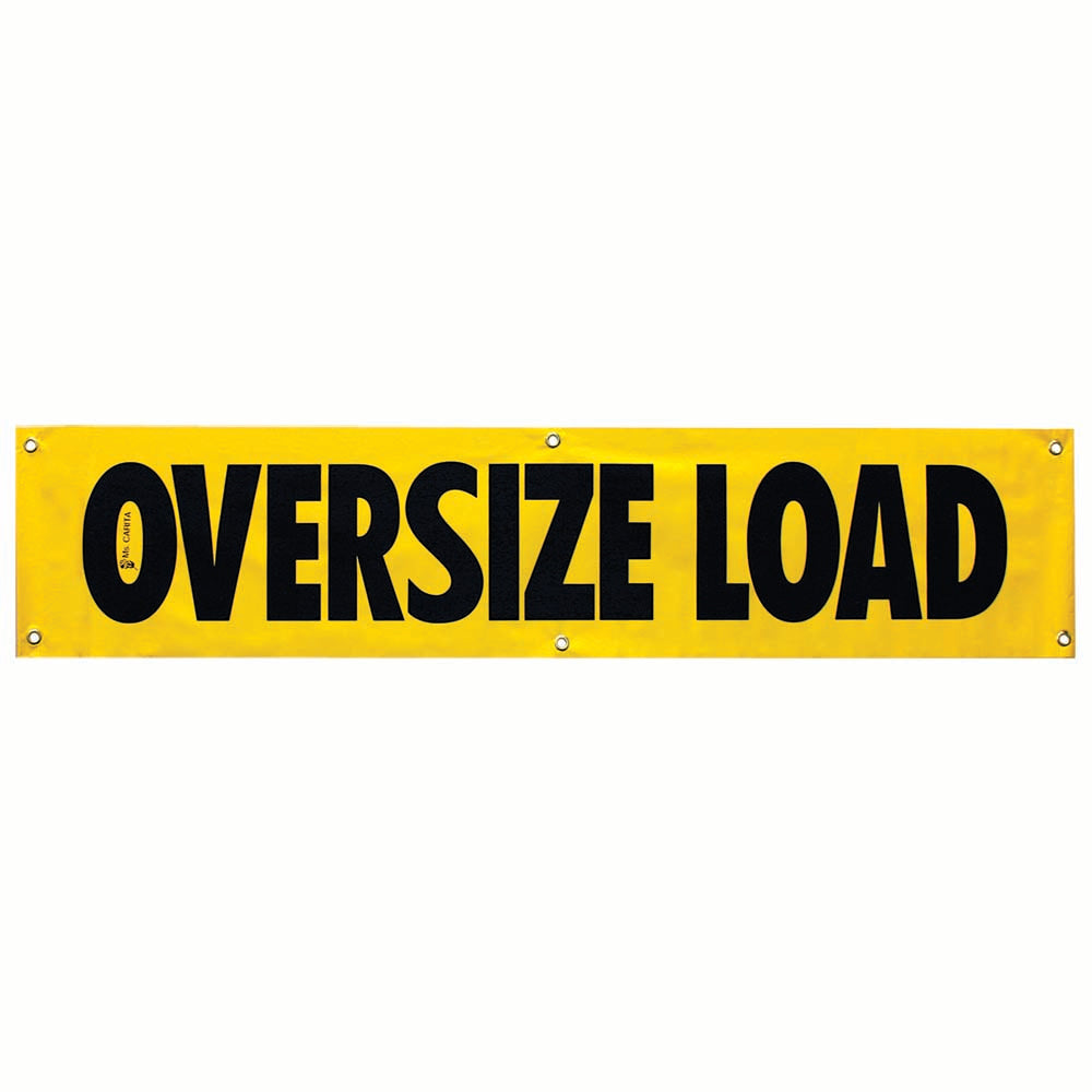 SafeTruck 18” x 84” Oversize Load Vinyl Banner