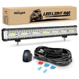 Nilight 20inch Side-Shooter 420W LED Light Bar