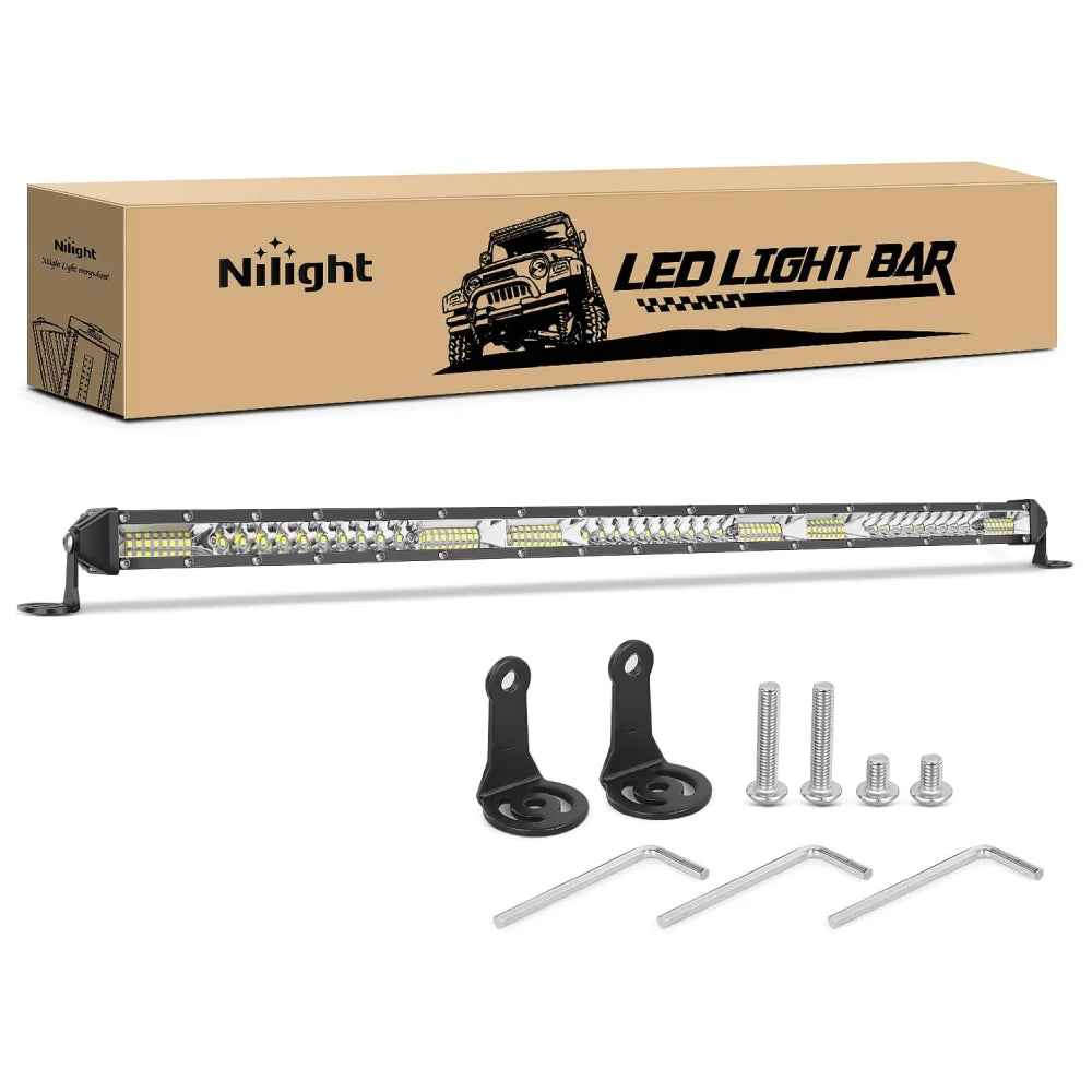 Nilight Ultra-Slim Spot/Flood Combo Light Bar