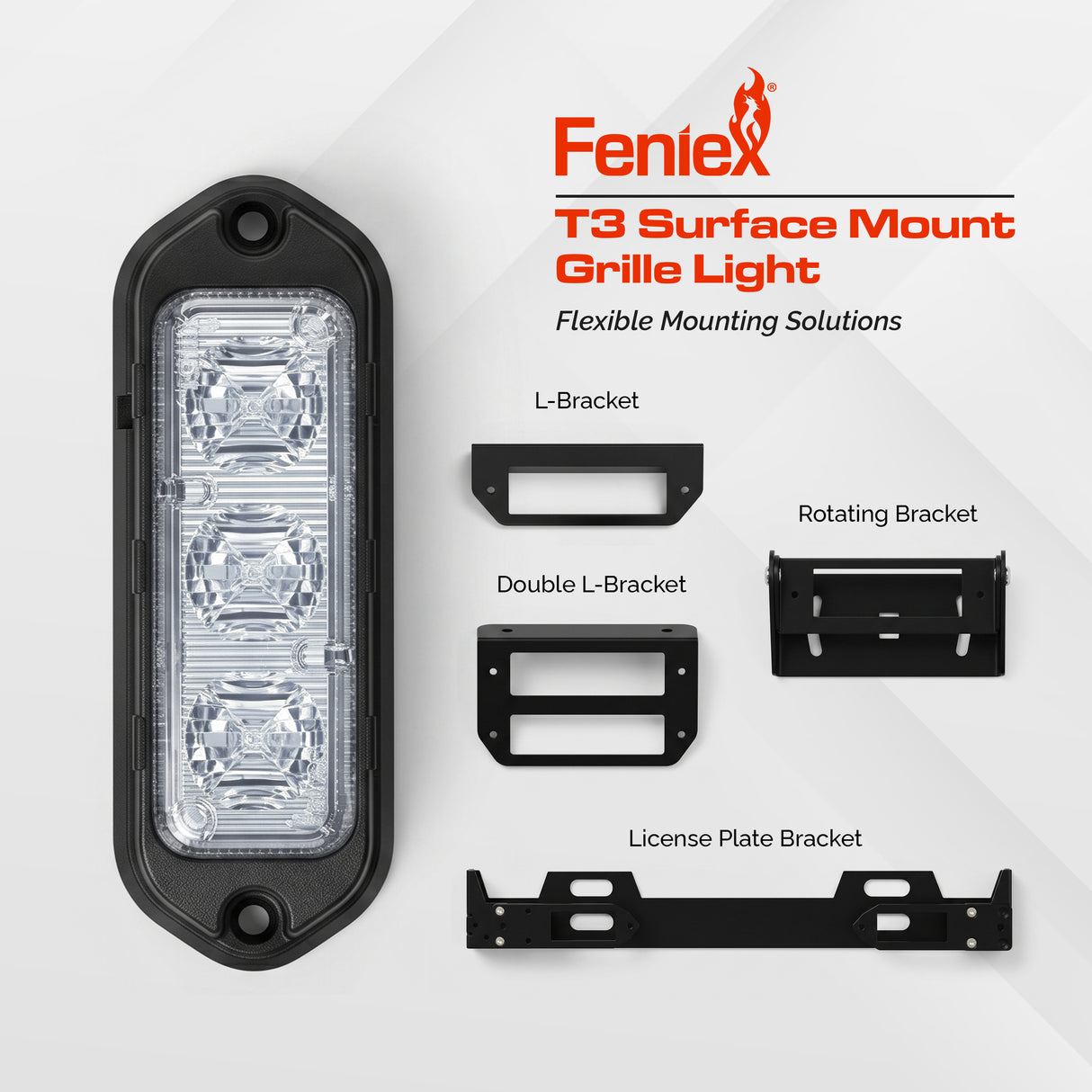 Feniex T3 Surface Mount Grille Light