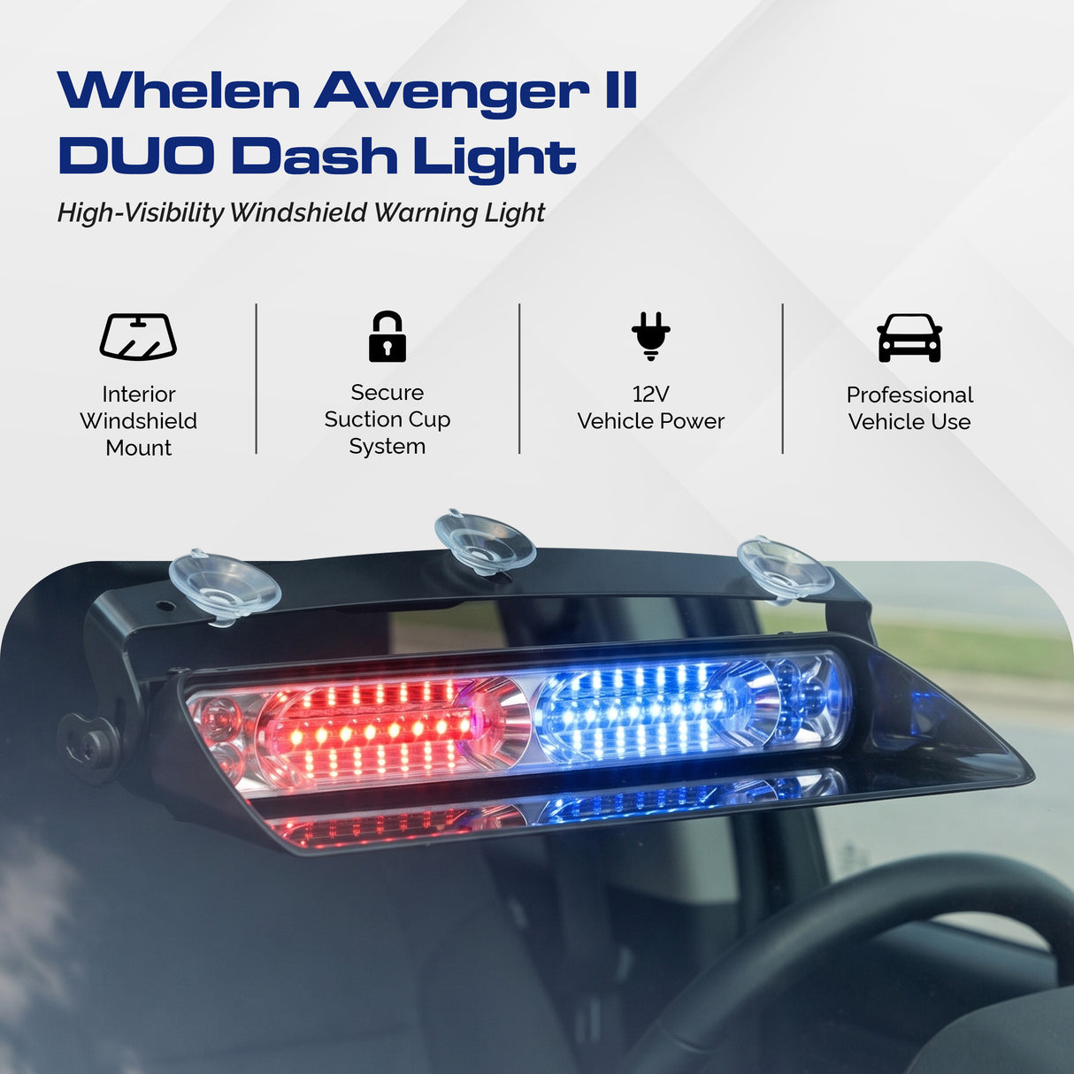 Whelen Avenger II DUO Dash Light