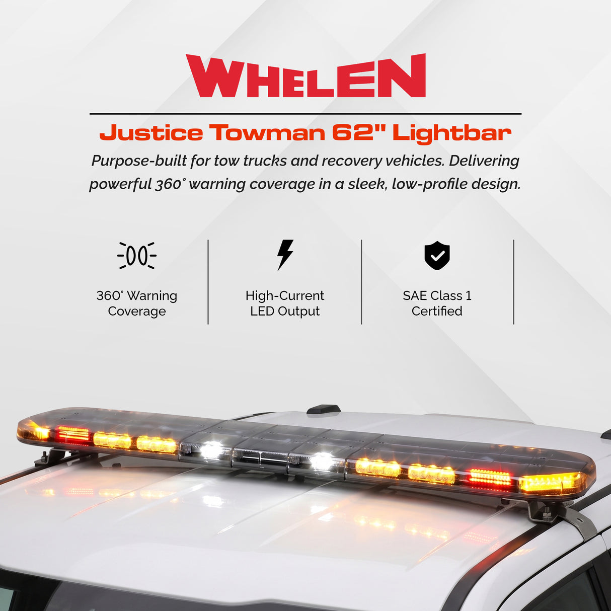 Whelen Justice Towman 62" Lightbar