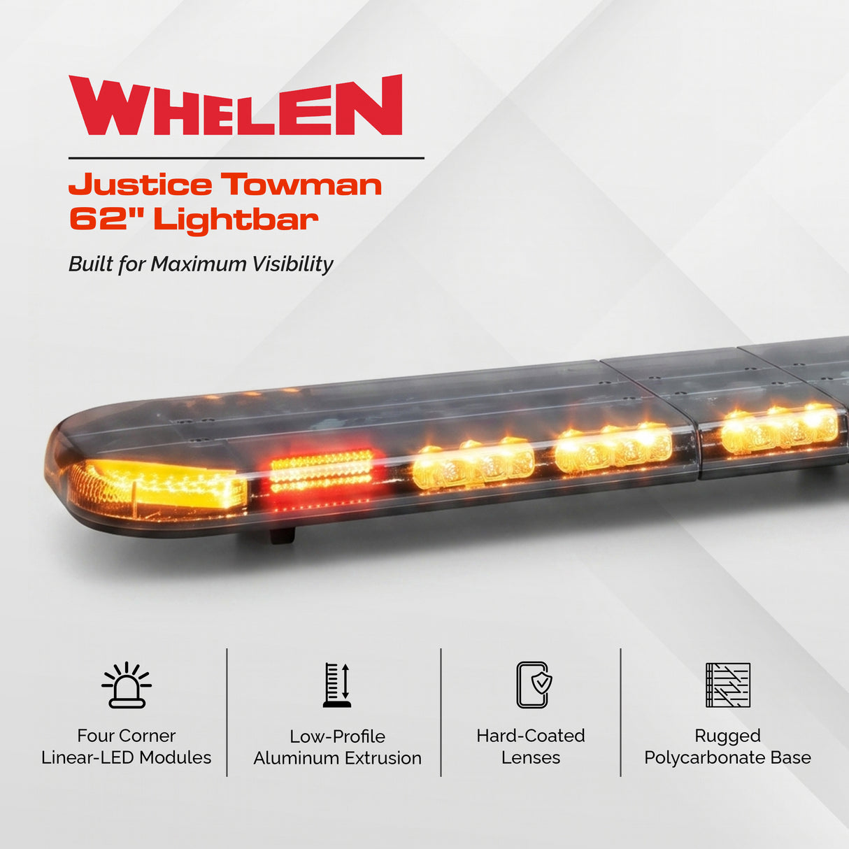 Whelen Justice Towman 62" Lightbar