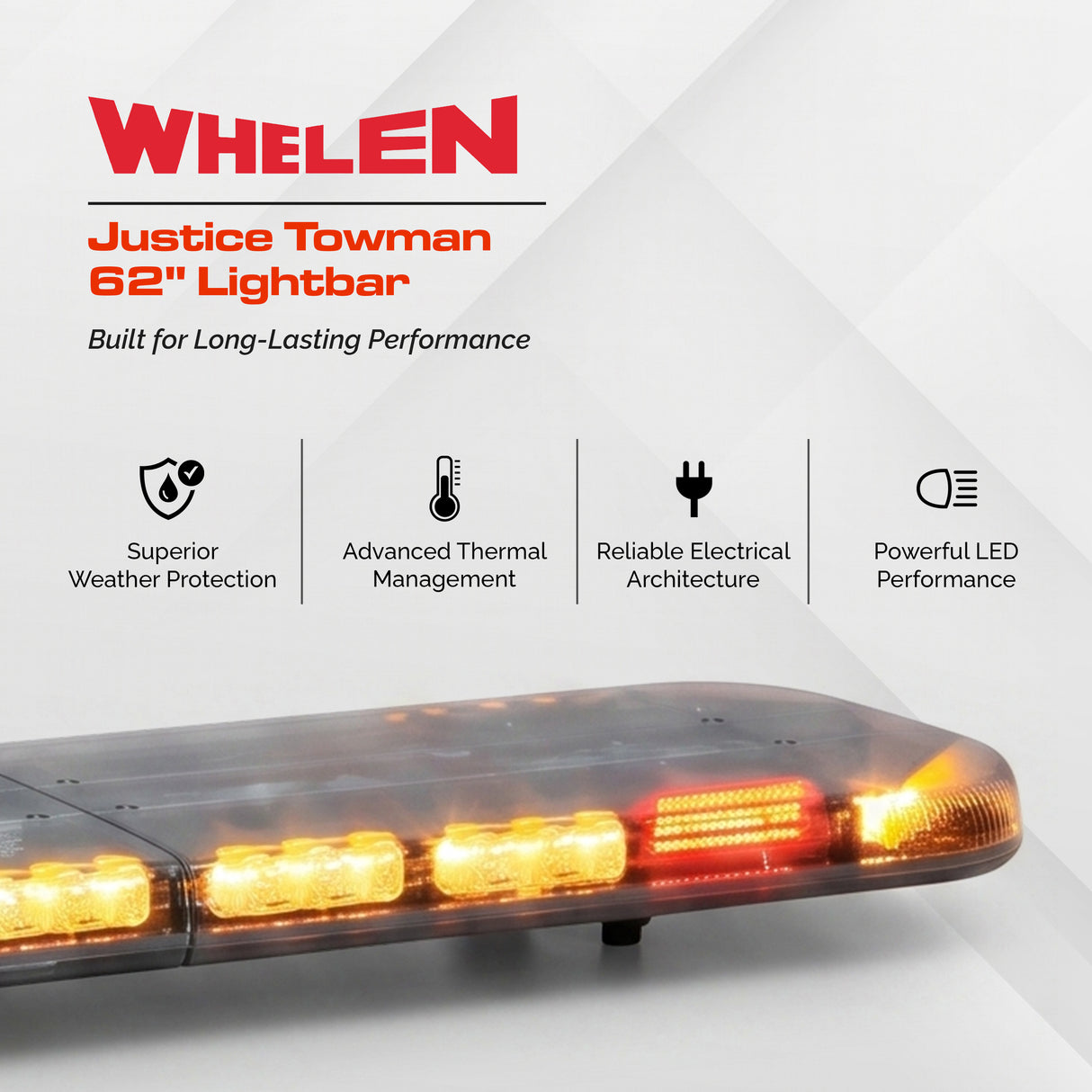 Whelen Justice Towman 62" Lightbar