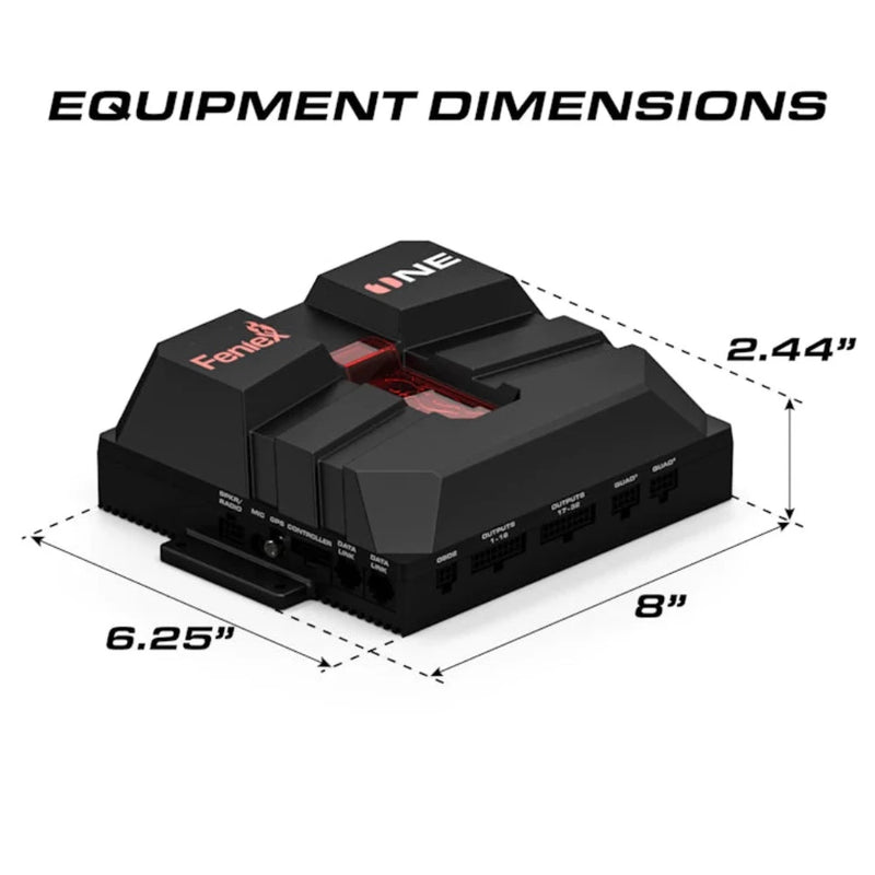 Feniex One Controller Relay Equipment Dimensions