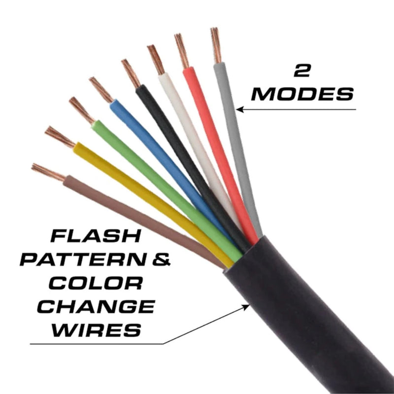 Feniex Fusion-A 400 Stick Light 2 Modes, Flash Pattern & Color Change Wires
