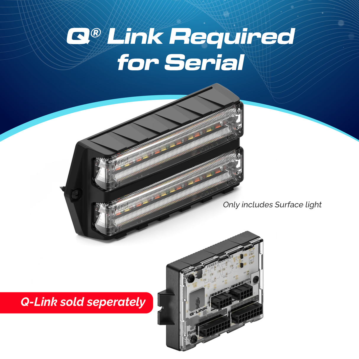 Feniex Q Series Dual Surface Mount