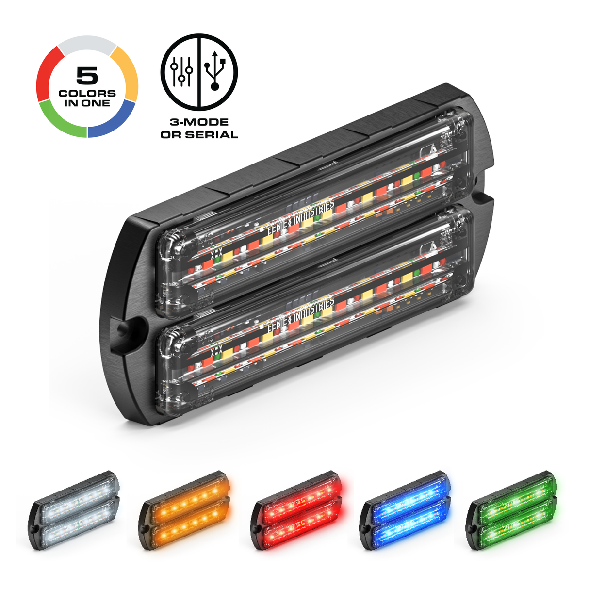 Feniex Q Series Flat Dual Surface Mount 3-Mode (Used, Open Box)