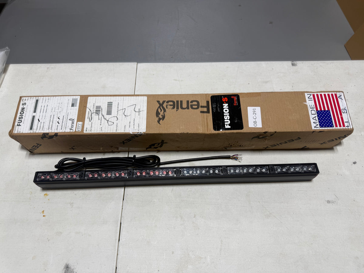 Feniex Fusion-S 600 Stick Light (Red/Blue, Open Box, Used)