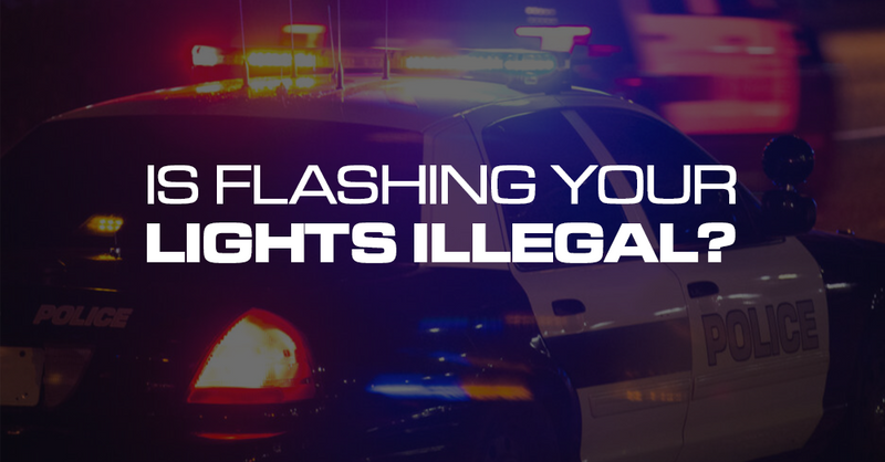 Is Flashing Your Lights Illegal?