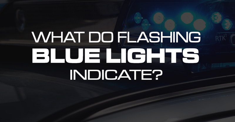 What Do Flashing Blue Lights Indicate?