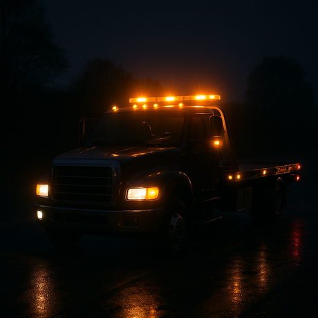 What Are the Best Practices for Lighting a Tow Truck During Recovery?
