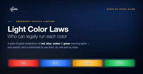 Emergency Vehicle Light Color Laws: Who's Legally Allowed to Use Red, Blue, Amber, and Green Lights