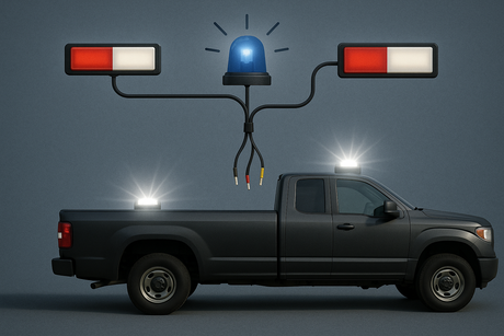 How Do I Properly Wire Multiple Emergency Lights on My Vehicle?