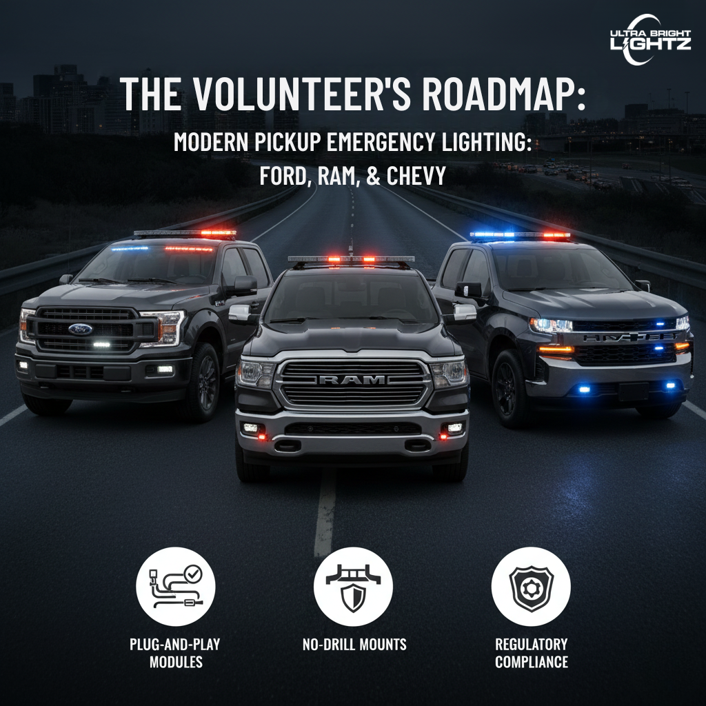 How Volunteer Firefighters Can Equip POV Vehicles with Plug-and-Play Lights