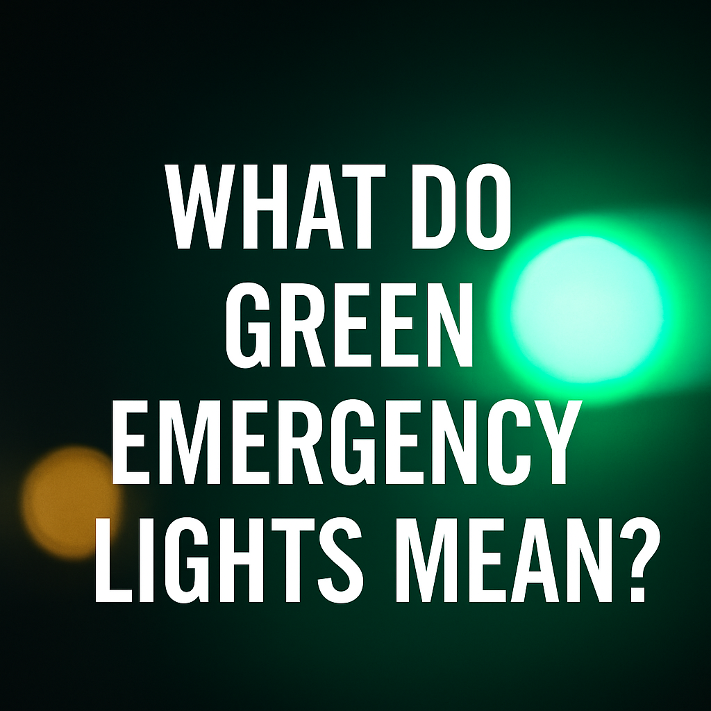What Do Green Emergency Lights Mean?