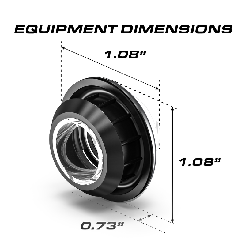 Feniex 1" Round Marker Light Dimensions