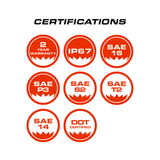 Feniex 1" Round Marker Light Certifications